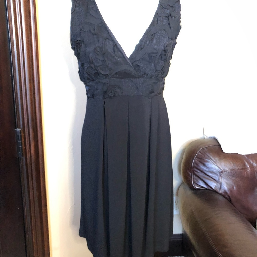 Black floral Dress Size12